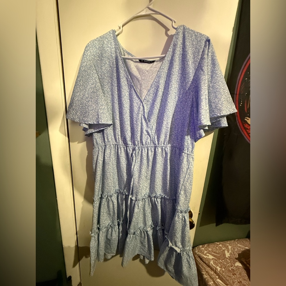 Blue Floral Dress